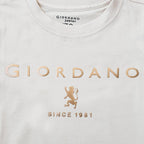 Junior's Giordano Logo Print Tee