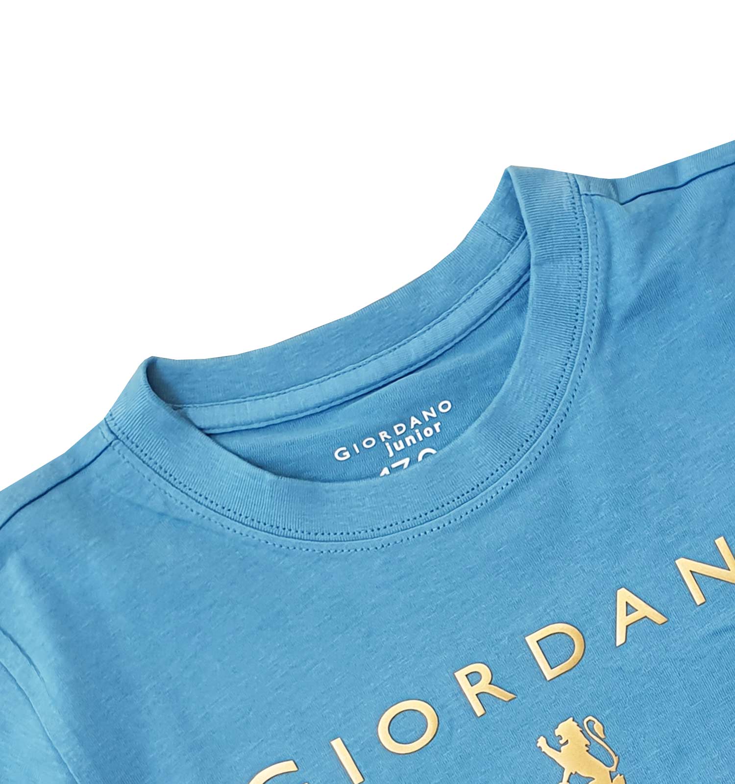 Junior's Giordano Logo Print Tee