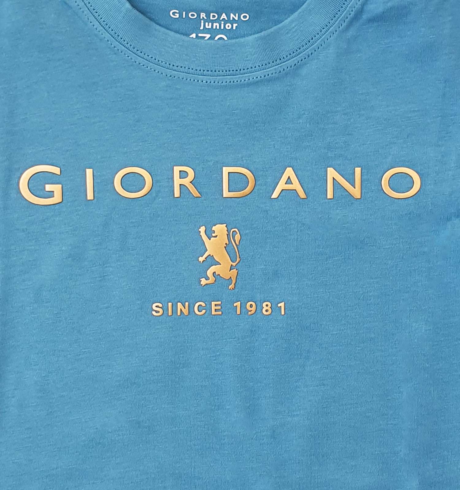 Junior's Giordano Logo Print Tee