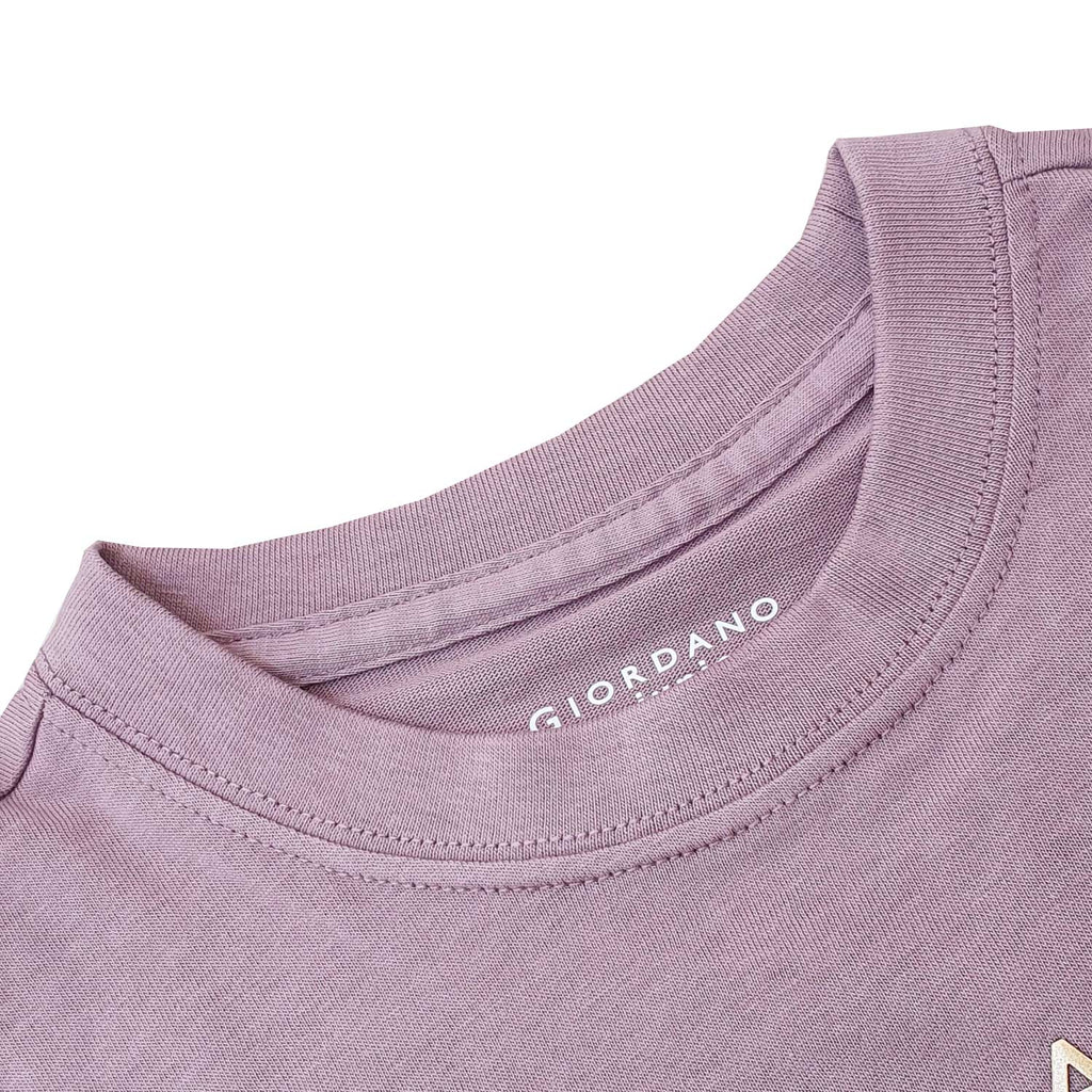Junior's Giordano Logo Print Tee