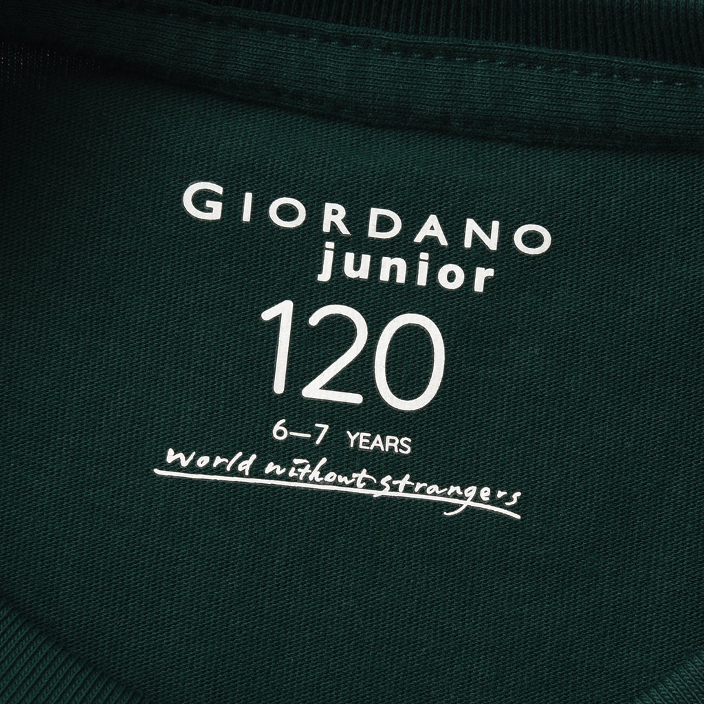 Junior's Giordano Logo Print Tee