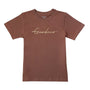 Giordano Junior Signature Print Tee-Brown