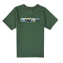Giordano Junior Giordano Logo Signature Tee - Classic Style, Cool Comfort-Green