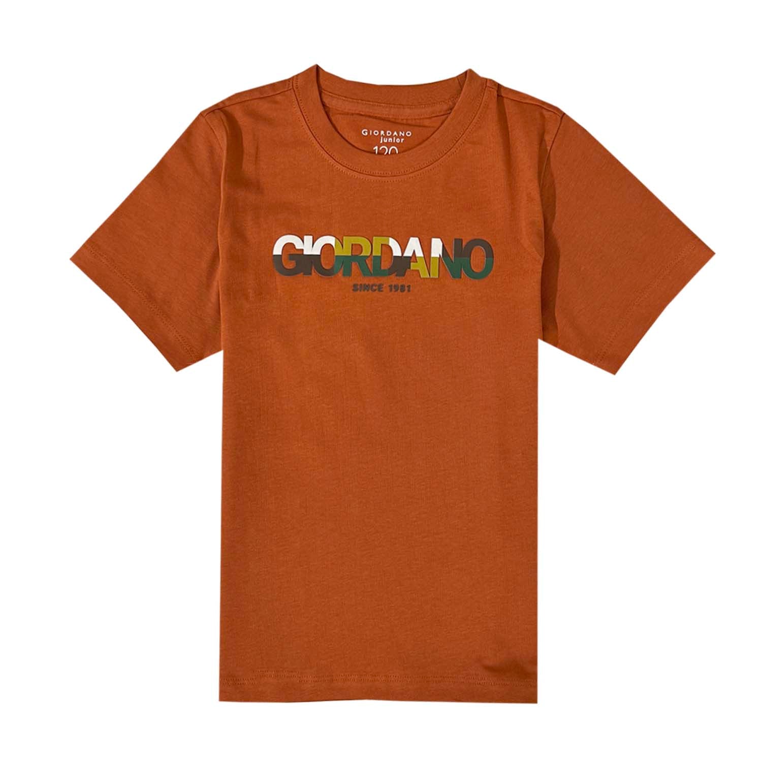 Junior Giordano Logo Signature Tee - Classic Style, Cool Comfort