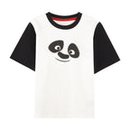 Giordano Kids Kung Fu Panda Series Cotton Jersey Crewneck Print Tee-White