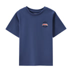 Giordano Kids Kung Fu Panda Series Cotton Jersey Crewneck Print Tee-Blue