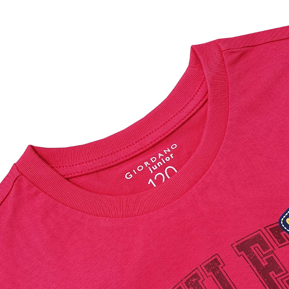Kids Cotton Print Crewneck Tee - Soft & Stylish