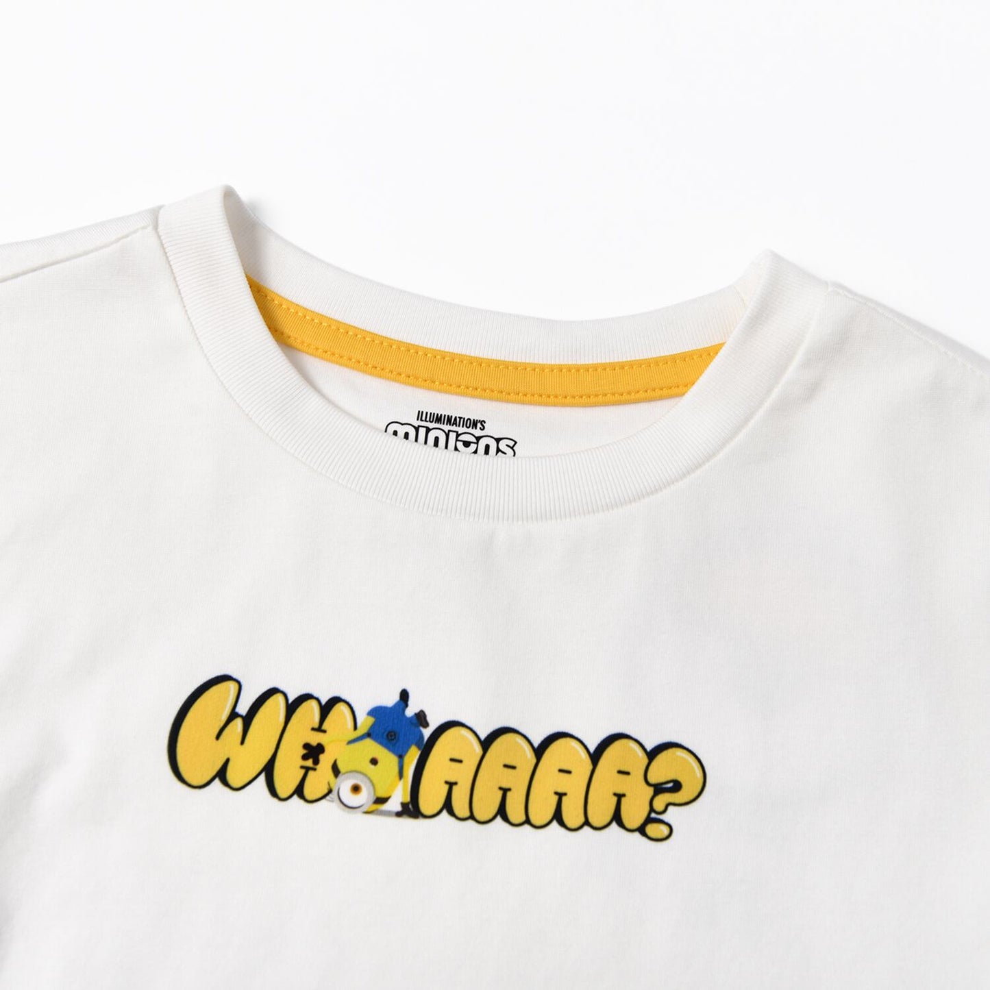Kids’ Regular Fit Crew Neck Print Tee| Minion Collection
