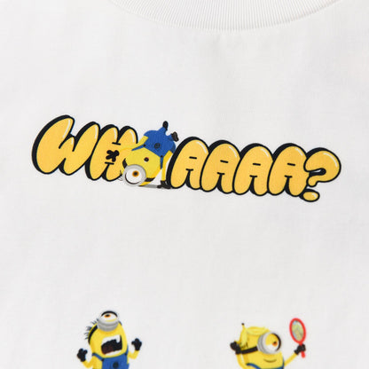Kids’ Regular Fit Crew Neck Print Tee| Minion Collection