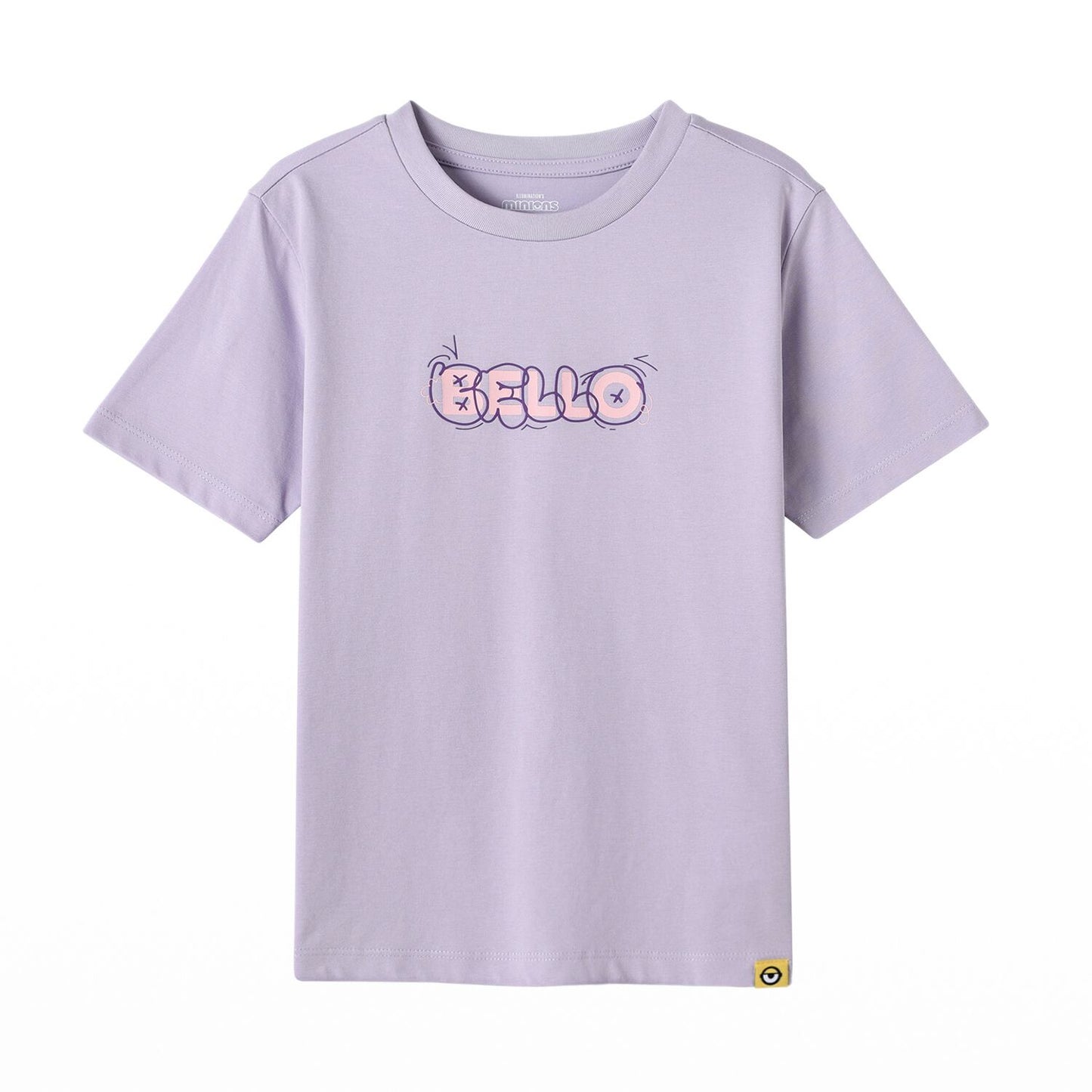 Kids’ Regular Fit Crew Neck Print Tee| Minion Collection