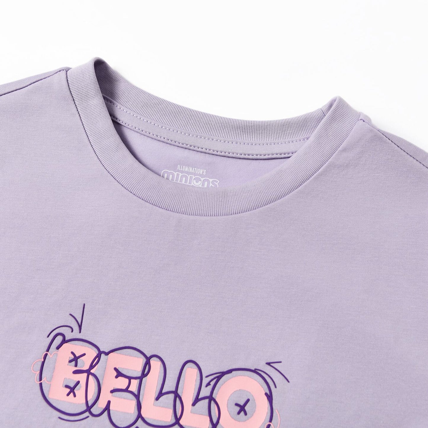 Kids’ Regular Fit Crew Neck Print Tee| Minion Collection