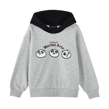 Giordano Kids Kung Fu Panda Series French Terry Hoodie-Grey