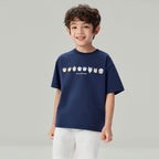 Kids' Chiikawa Navy Character Relaxed Graphic Tee