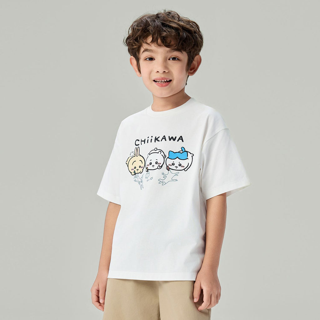Kid's Chiikawa Snow White Relaxed Graphic Tee