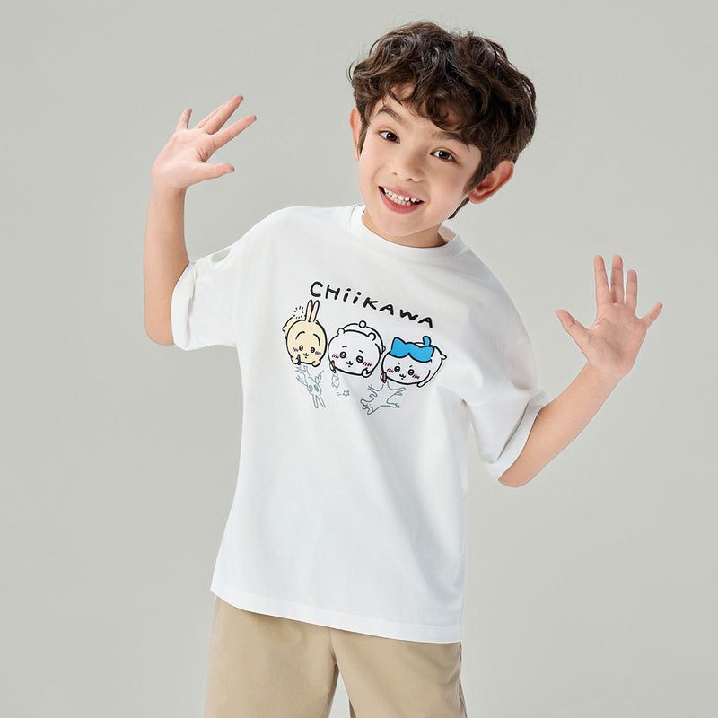 Kid's Chiikawa Snow White Relaxed Graphic Tee
