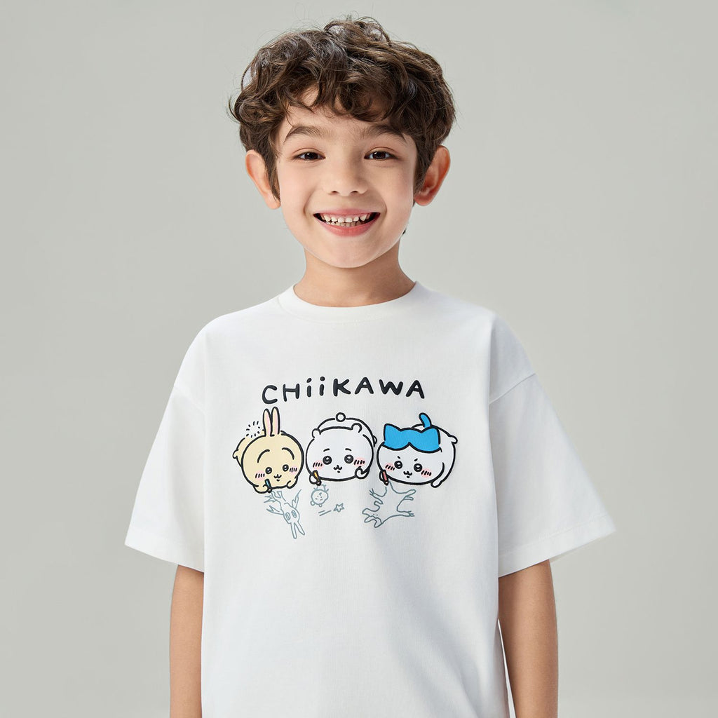 Kid's Chiikawa Snow White Relaxed Graphic Tee