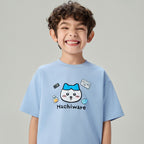 Kid's Chiikawa Hachiware Blue Relaxed Graphic Tee