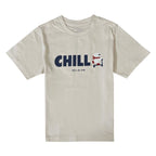 Giordano Junior Cotton Jersey Print Tee: Soft & Stylish-Beige