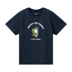 Giordano Junior Cotton Jersey Print Tee: Soft & Stylish-Blue
