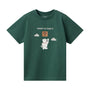 Giordano Junior Cotton Jersey Print Tee: Soft & Stylish-Green