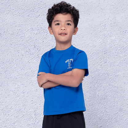 Kids' Printed Cotton T-Shirt - Crew Neck Short Sleeve