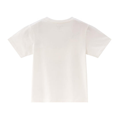 Kids' Printed Cotton T-Shirt - Crew Neck Short Sleeve