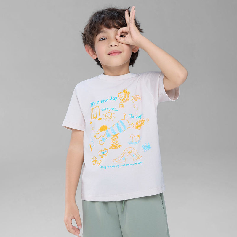 Kids Regular Cotton Graphic Tee