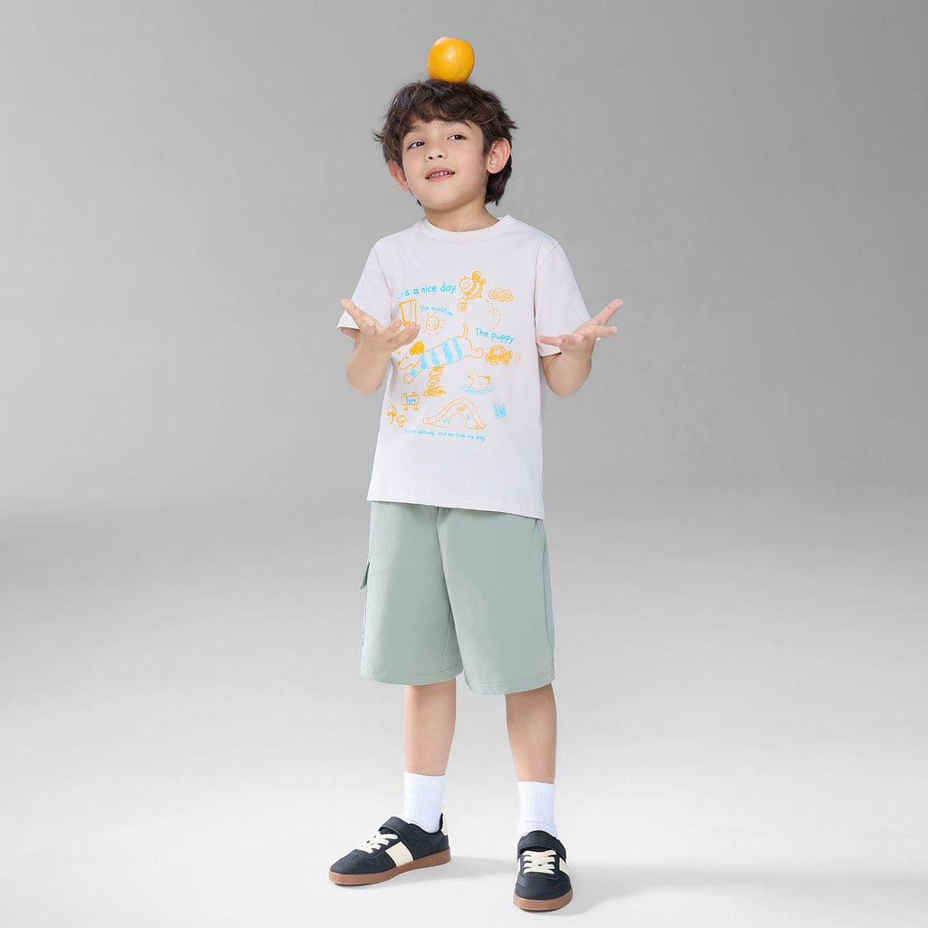 Kids Regular Cotton Graphic Tee