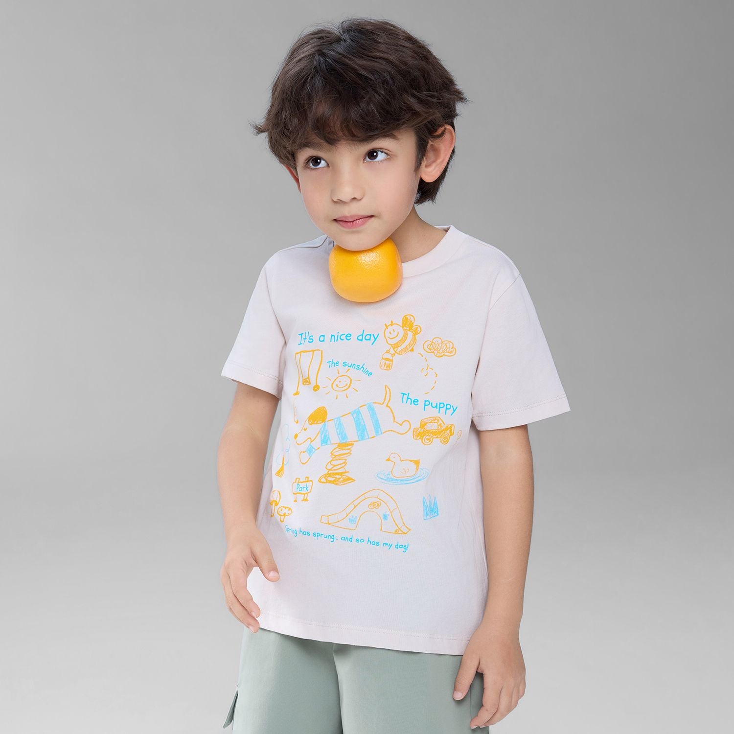 Kids Regular Cotton Graphic Tee