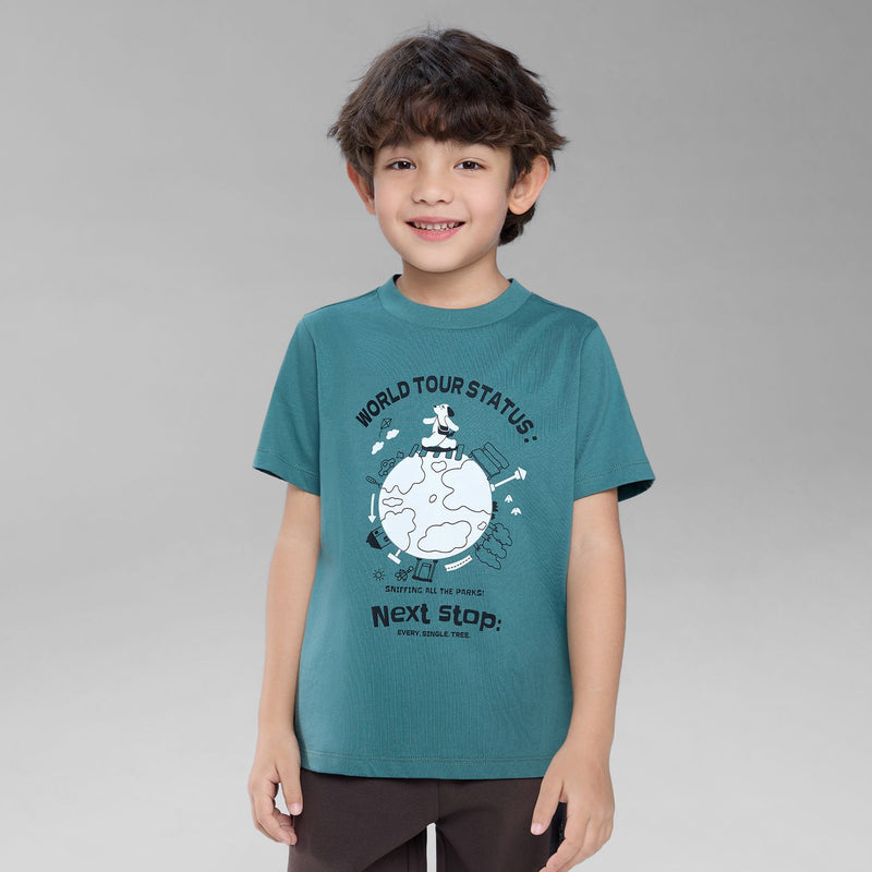 Kids Regular Cotton Graphic Tee