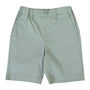 Junior Twill Mid Rise Comfort Elastic Waist Cool Feeling Shorts