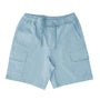 Giordano Kids’ Twill Comfort Fit Elastic Waist Shorts-Blue