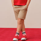 Giordano Junior's Drawstring Shorts-Brown