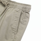 Kid's Cotton Twill Drawstring Shorts with Elastic Waist