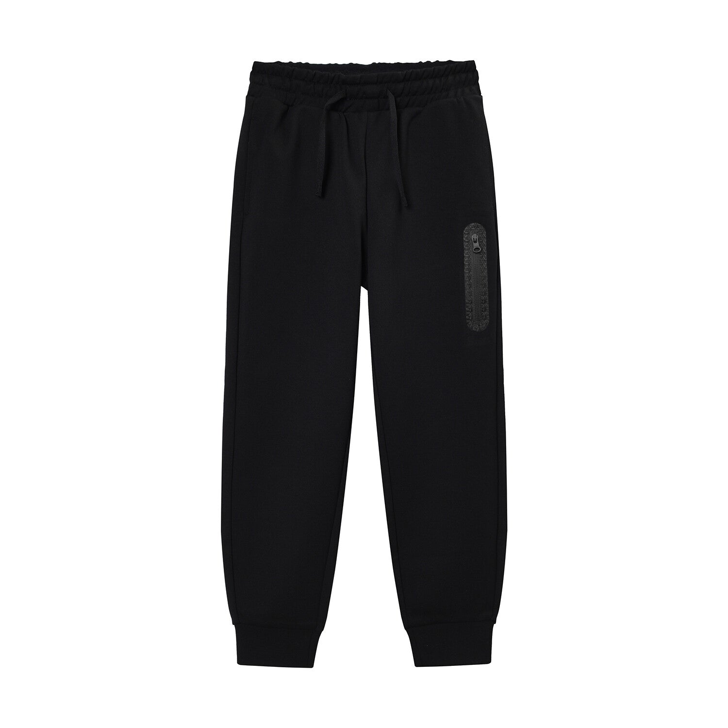 Giordano Kids' Stretch Knit Joggers-Black