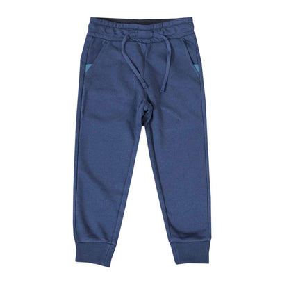 Giordano Kids' Soft Touch Knit Joggers-Blue