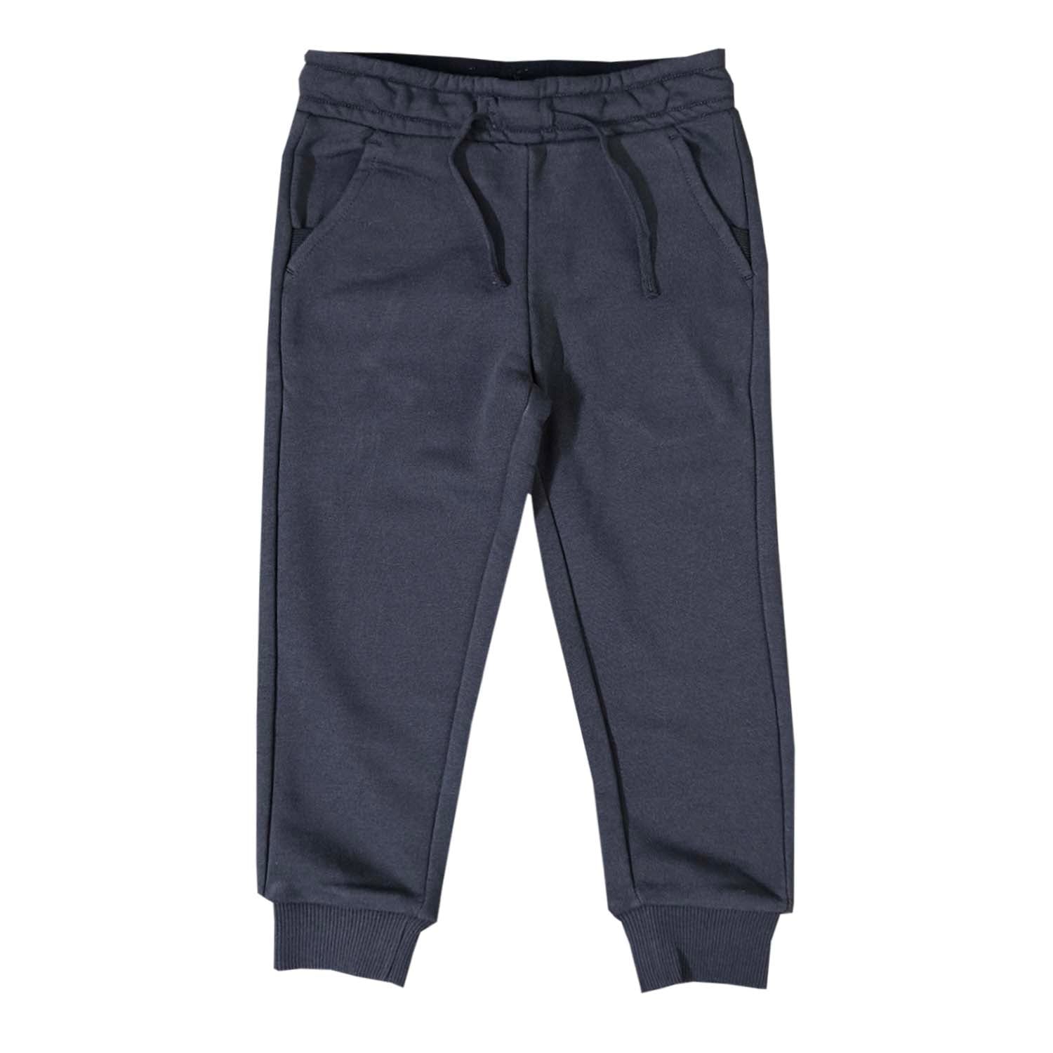 Giordano Kids' Soft Touch Knit Joggers-Grey