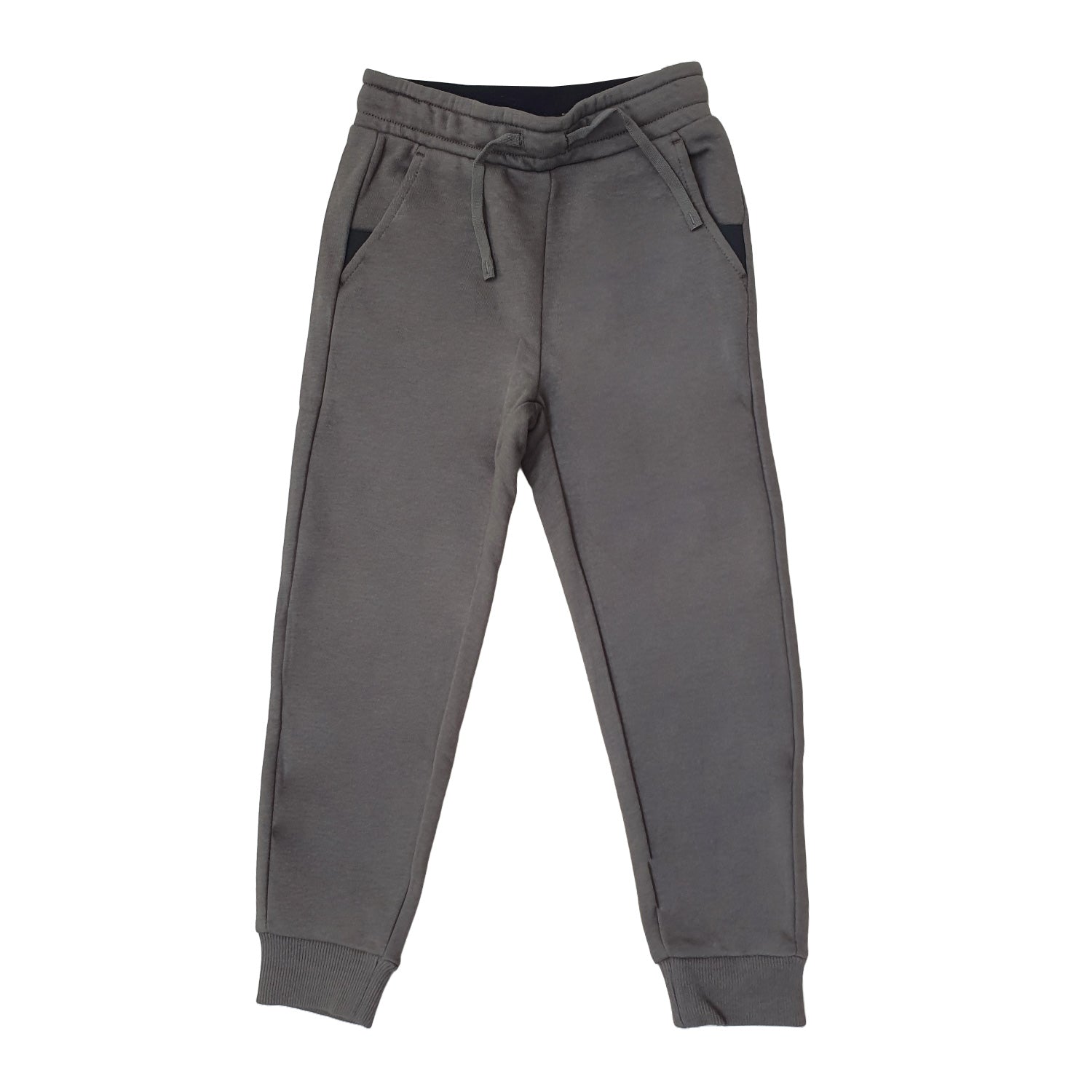 Giordano Kids' Soft Touch Knit Joggers-Grey