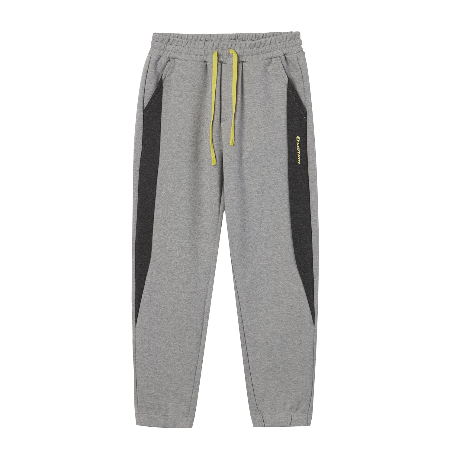 Giordano Kids' G-Motion Comfortable Elastic Waist Knit Joggers-Grey