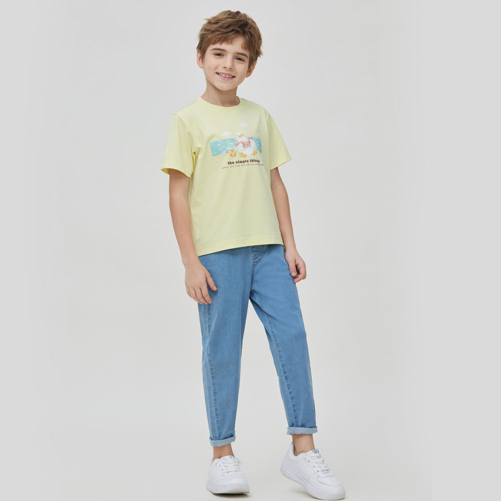 Kid's Mid Rise Regular Fit Jeans