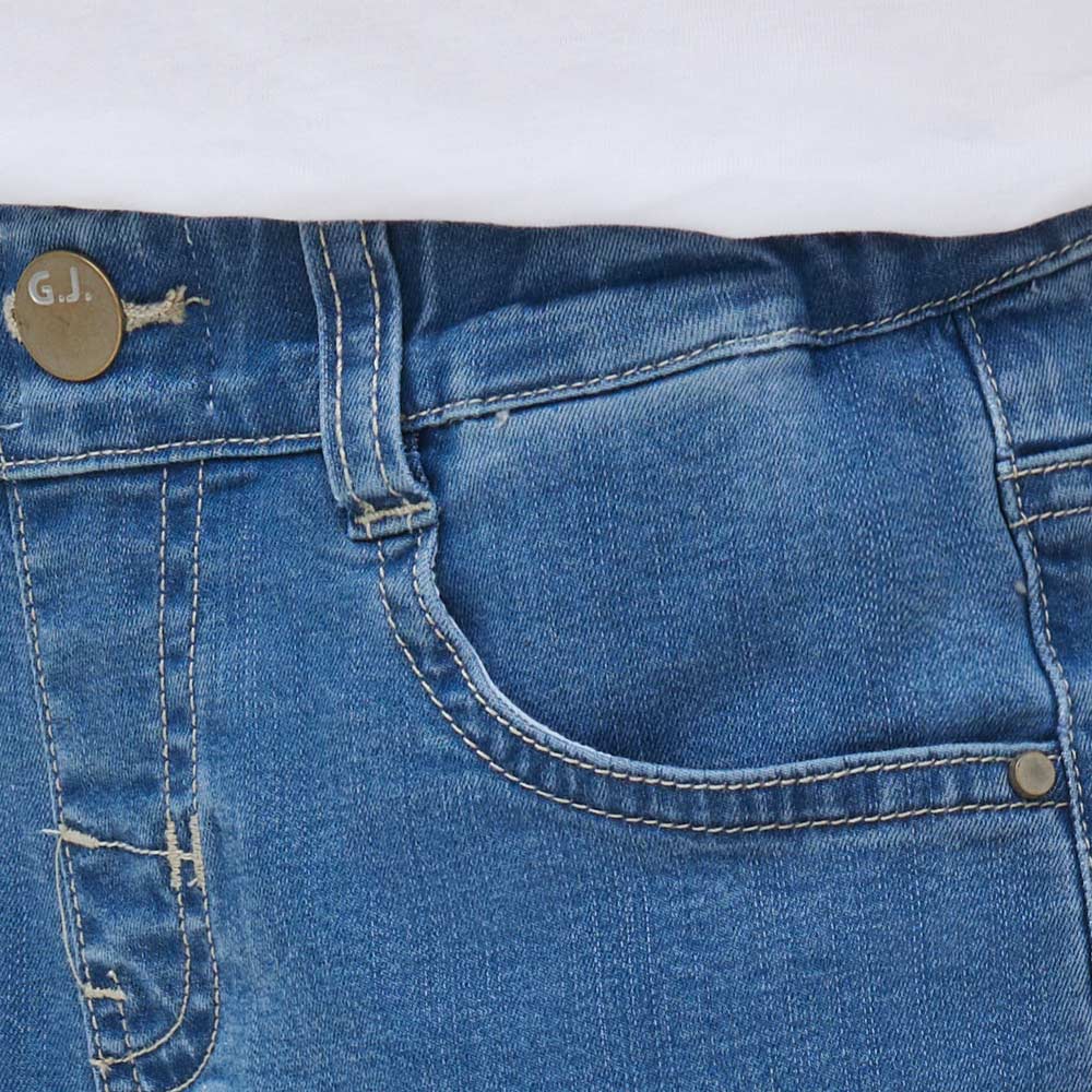 Kid's Mid Rise Regular Fit Jeans