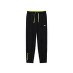 Giordano Junior Mid-Rise Regular Tapered Fit Elastic Waist Jogger-Black