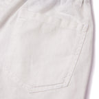 Kids Linen Cotton Capri Pants: Elastic Waist, Tapered Fit