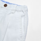 Kids' Regular Fit Linen Cotton Cropped Pants