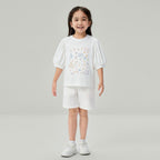 Kid's Chiikawa Snow White Relaxed Graphic T-Shirt