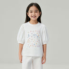 Kid's Chiikawa Snow White Relaxed Graphic T-Shirt