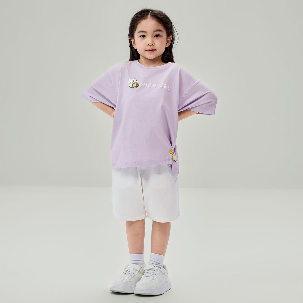 Kid's Chiikawa Orchid Petal Magic Print Tee