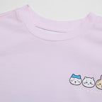 Kid's Chiikawa Pearl Amethyst Striped Graphic Tee