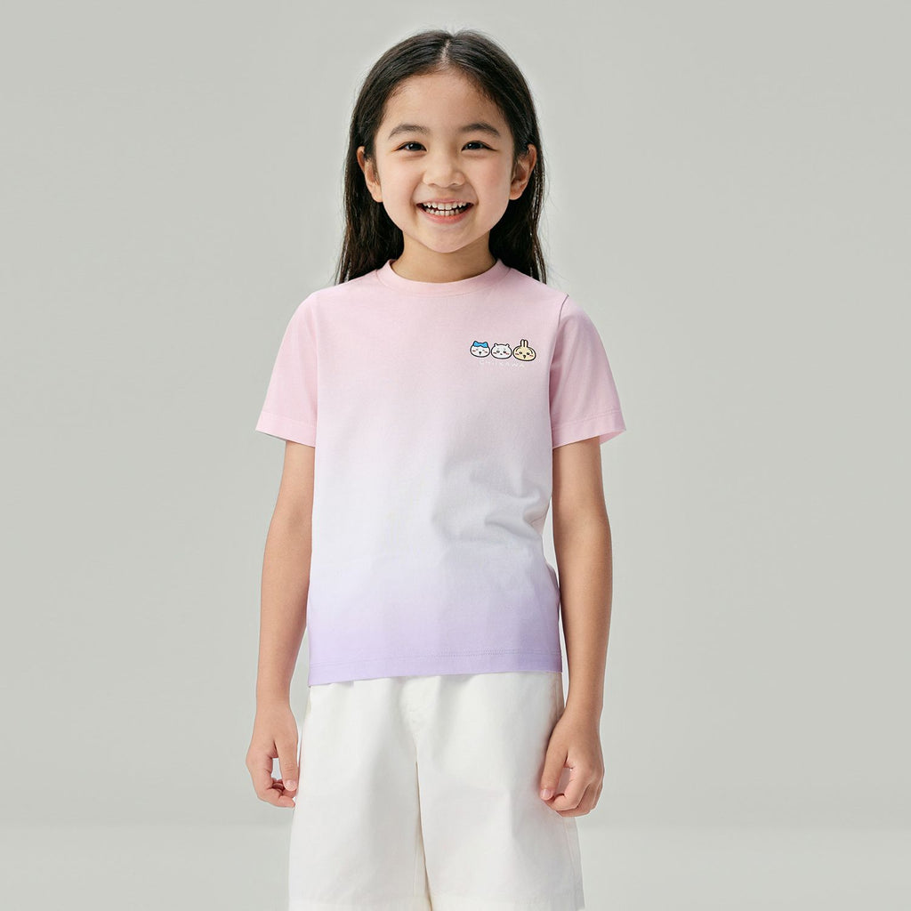 Kid's Chiikawa Pearl Amethyst Striped Graphic Tee
