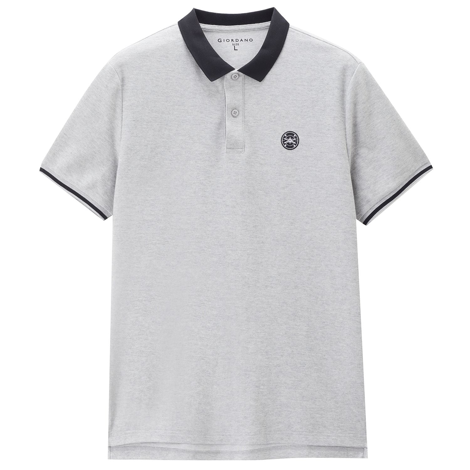 Men's Cotton Blend Pique Embroidered Polo